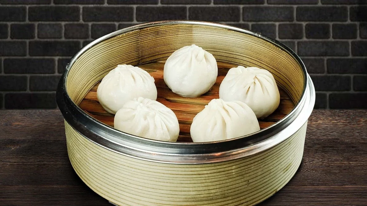 steamed pork soup dumplings 5pcs 御品小笼汤包5pcs